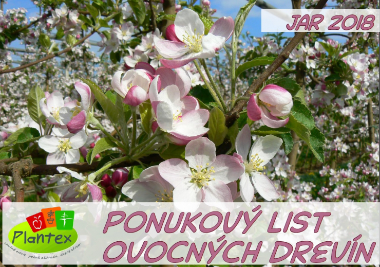 Ponukový list - JAR 2018
