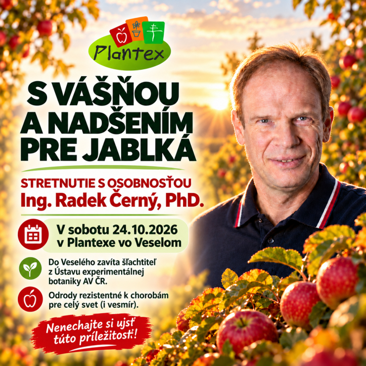 Do Veselého zavíta šľachtiteľ jabloní Ing. Radek Černý, Ph.D.